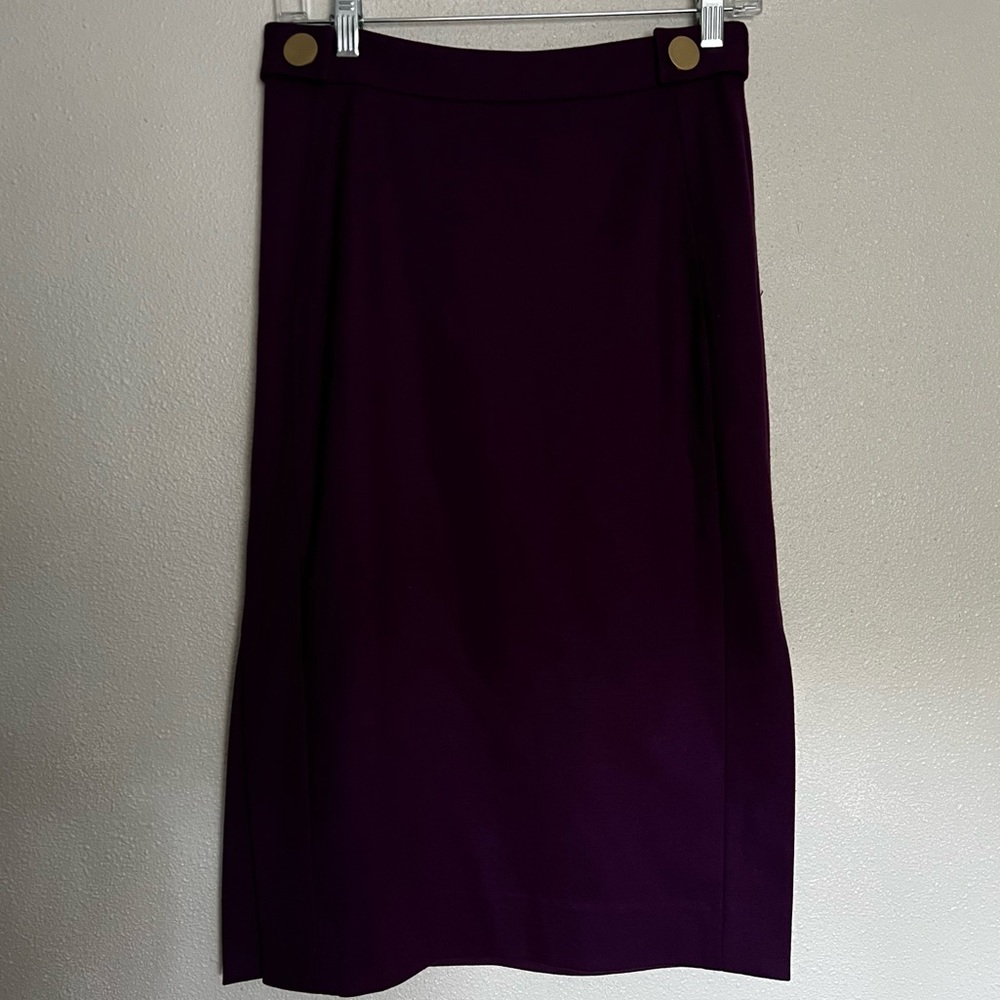 Diane Von Furstenberg Wool Blend skirt purple size 4
